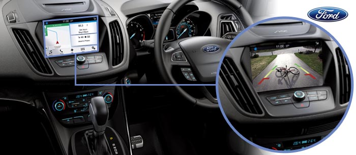 ford kuga reversing camera screen